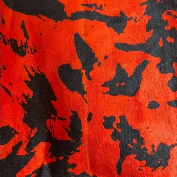 90s 2 piece skirt & tank top set red black pencil skirt matching boxy tank top - Picture 7 of 12